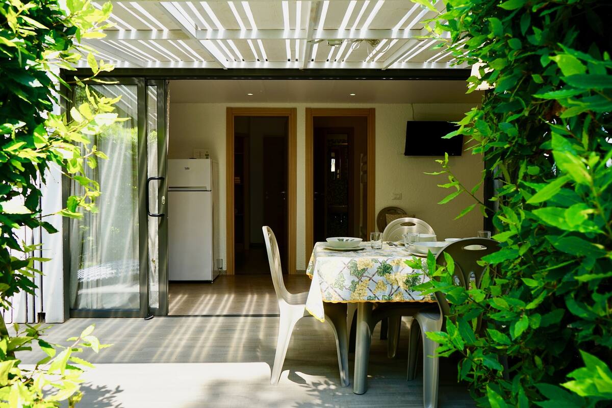 Casa móvil (Living) | 1 dormitorio, cunas gratuitas, wifi y ropa de cama