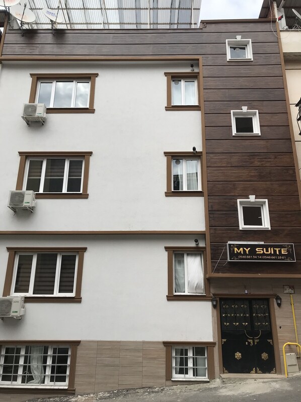 Fassade der Unterkunft