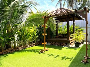 Villa de luna de miel, 1 cama King size, vista a la colina | Vista al jardín
