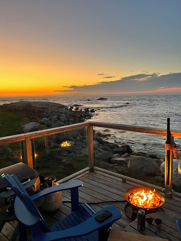 Casa de campo tradicional, varias camas, vista al océano | Terraza o patio