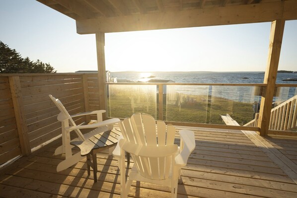 Sand Dollar Suite (not Pet friendly) | Terrace/patio - Lighthouse Lane Cottages (Indian Harbour)