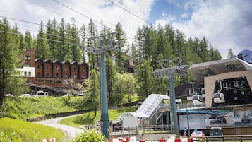 Façana frontal de l'allotjament