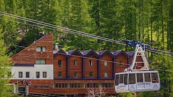 Façana frontal de l'allotjament