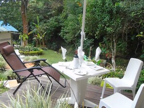 Signature Cabin, 2 Bedrooms, Balcony (101) | Terrace/patio - Asgard San Agustin Huila (San Agustin)