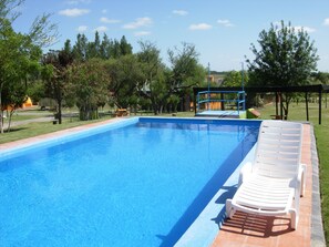 Seasonal outdoor pool
