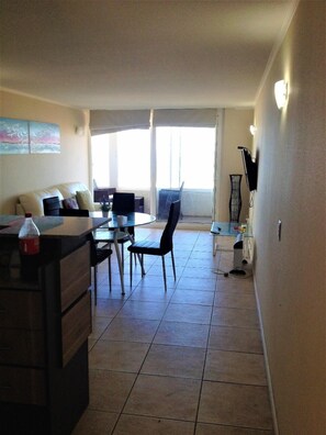 Apartment | Living area | Flat-screen TV - 88.- HNA Mirador El Faro (La Serena)