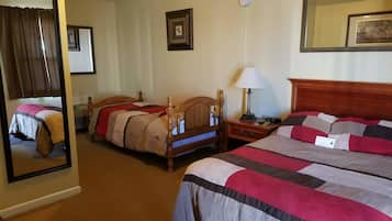 Iron/ironing board, cots/infant beds, rollaway beds, free WiFi