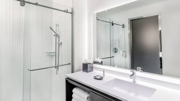 Free toiletries, hair dryer, towels, soap