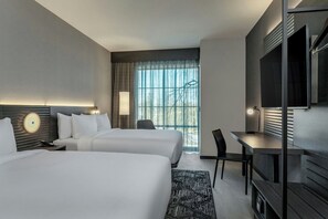 Standard Room, 2 Queen Beds | Hypo-allergenic bedding, desk, laptop workspace, blackout drapes