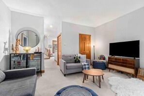 TV, fireplace - 2BR | Granite Court | Steps from Whistler Village | Private Balcony w/ BBQ | Secure Parking (Whistler)