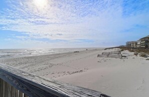 Vlak bij het strand