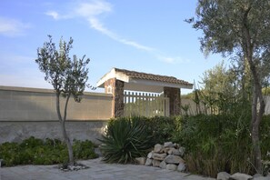 Majoituspaikan sisäänkäynti