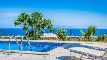 Villa, 2 camere da letto, piscina privata, vista mare | Piscina privata