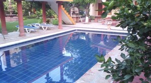 Outdoor pool - Hotel El Sol (Puente de Ixtla)