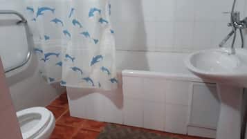 Free toiletries, hair dryer, slippers