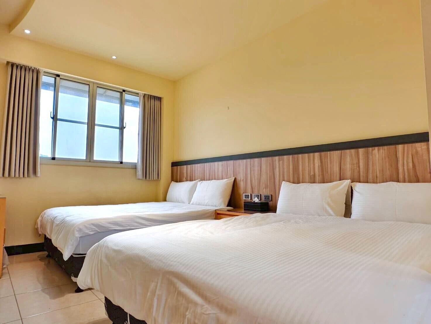 Comfort Quadruple Room, 2 Double Beds, Courtyard View