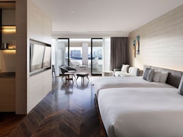 小型套房, 无烟房, 阳台 (2 beds) | 客房内保险箱、办公桌、隔音、免费 WiFi