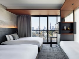 Superior , 2 beds (+ extra) , Corner room , with balcony, Non Smoking | In-room safe, desk, soundproofing, free WiFi