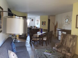 Club House, 2 Bedrooms, Kitchen, Garden View | Living area | Video game console, Netflix, first-run films - Residencial El Secreto. Casa Abedul. (San Miguel de Allende)