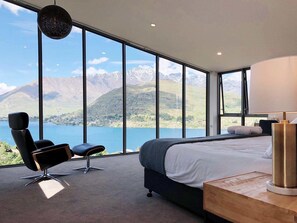 Casa de lujo, 4 habitaciones, vistas al lago | Ropa de cama de alta calidad, mobiliario individual, escritorio