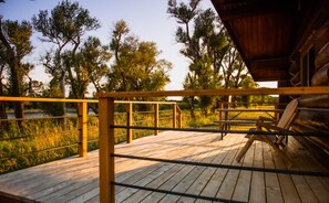 Terrace/patio - Right on the Yellowstone (Big Timber)