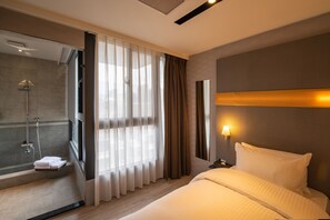 Deluxe Twin Room, 2 Twin Beds, City View | View from room - Hotel Bell (Taichung)