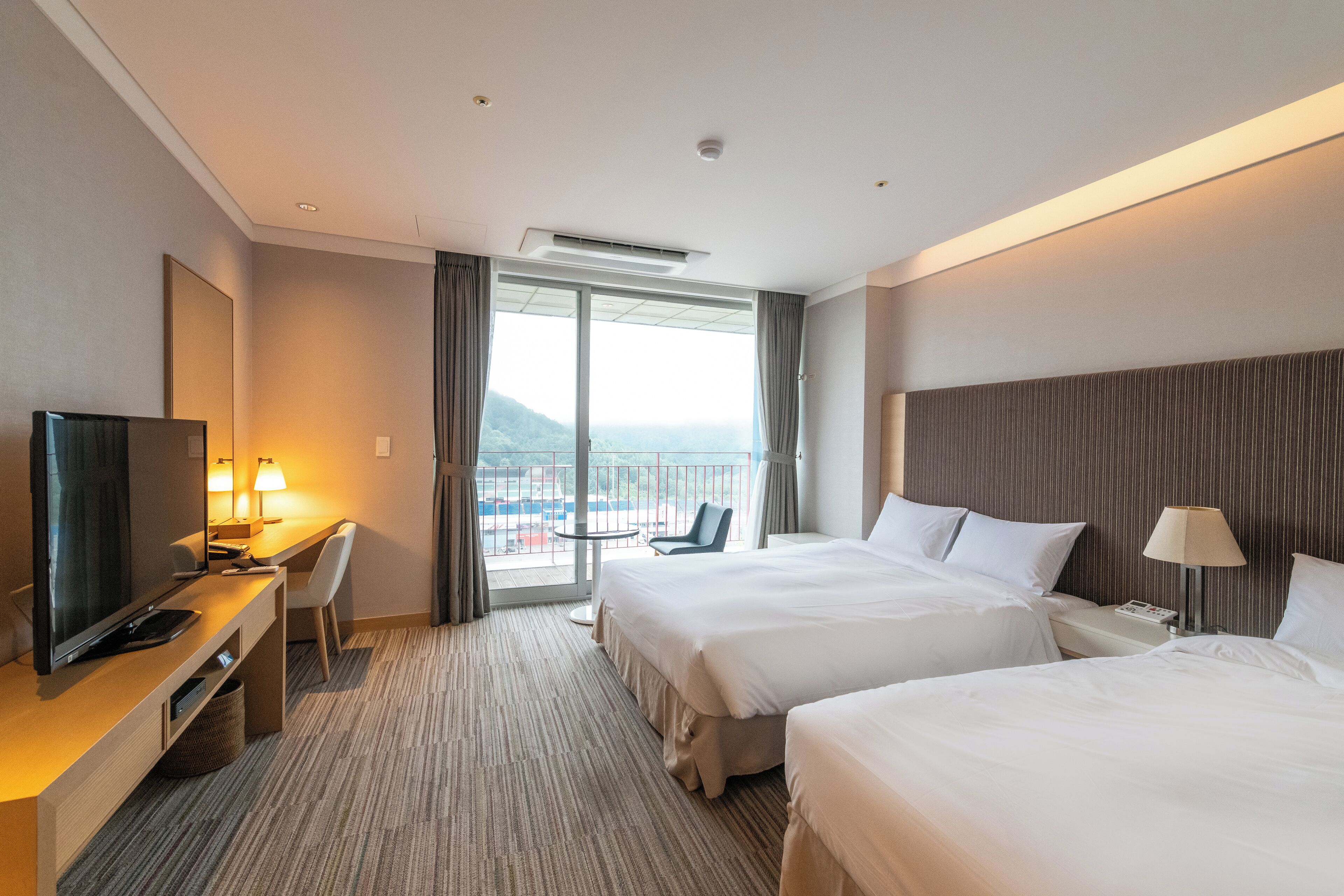 Blackout drapes, free WiFi, bed sheets, wheelchair access