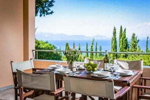 Villa, 4 Bedrooms, Private Pool, Sea View | Balcony view - Villa Ulysses (Kefalonia)