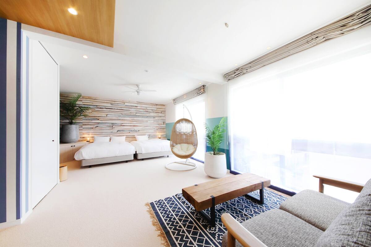 Superior kamer, 1 twee- of 2 eenpersoonsbedden (Hawaiian Chill) | Een kluis op de kamer, een strijkplank/strijkijzer, gratis wifi
