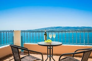 Villa, 3 Bedrooms, Private Pool, Sea View | Balcony view - Villa Erato (Kefalonia)