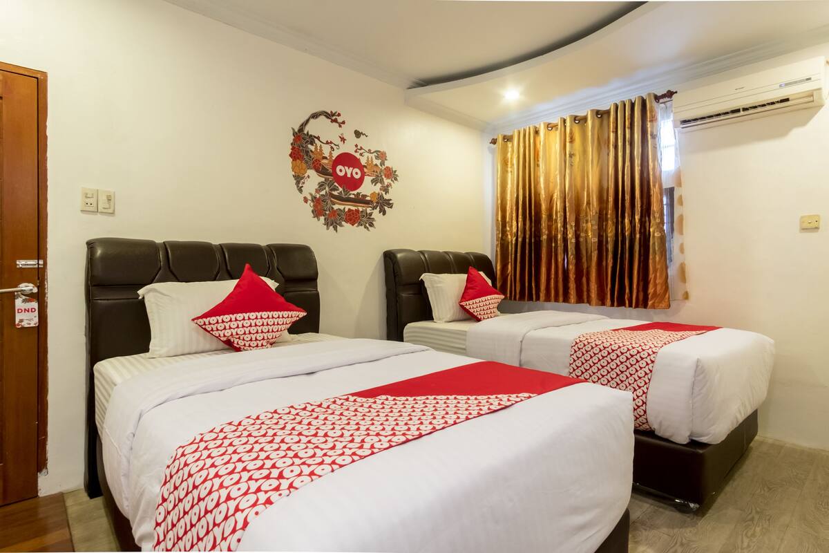 Kamar Twin Standar, 2 Tempat Tidur Twin | Wi-Fi gratis