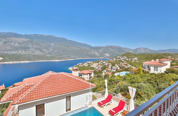 Uitzicht vanuit accommodatie