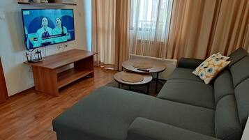 Televisor intel·ligent, reproductor de DVD i taula de tennis de taula