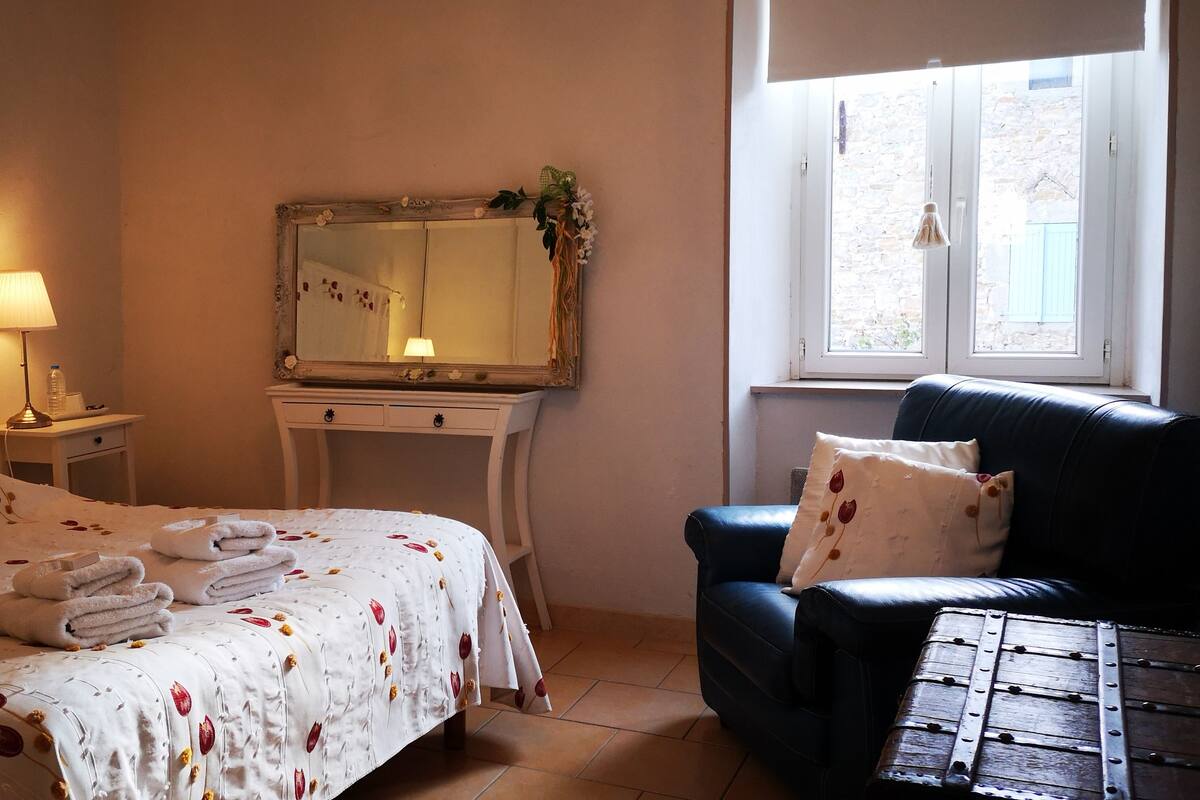 Premium bedding, individually decorated, individually furnished
