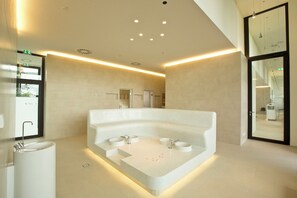 Een sauna, een stoombad