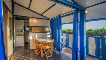 Bungalow dành cho gia đình, 2 phòng ngủ (Azul) | 2 phòng ngủ, màn/rèm cản sáng, truy cập Internet không dây miễn phí