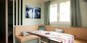 Mobile Home, 2 Bedrooms | Living room - Camping Os Fieitás (O Grove)