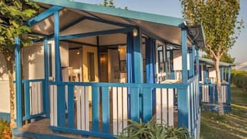 Familie bungalow, 2 slaapkamers (Azul) | Terras