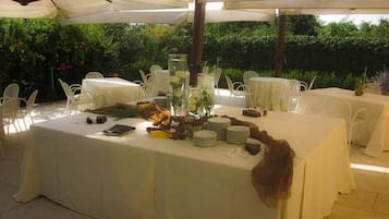 Área de bodas al aire libre