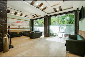 Interior entrance