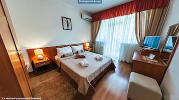 Superior Double Room, 1 Queen Bed with Sofa bed | In-room safe, iron/ironing board, free WiFi, bed sheets