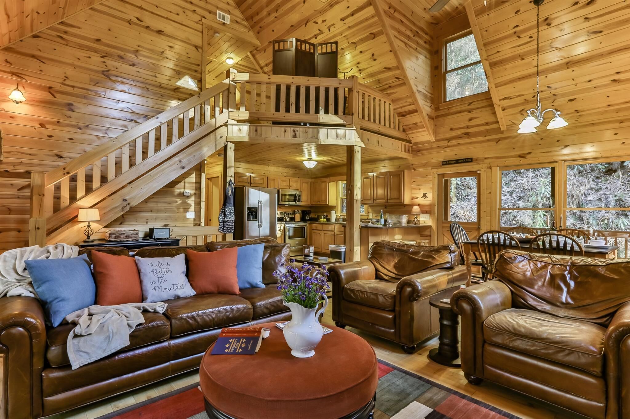 Fireplace, DVD player