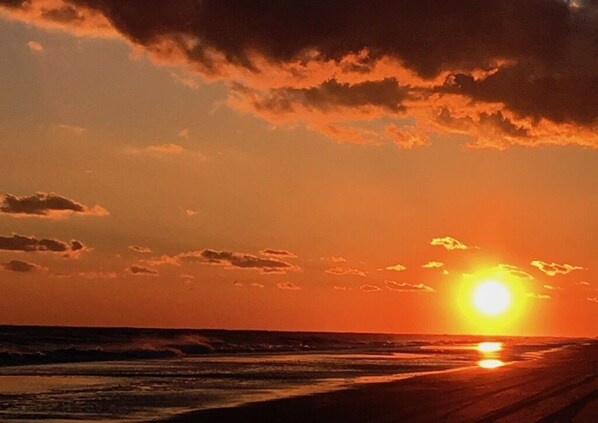 Sun loungers, beach towels