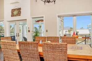 Dining - Steps From The Beach, Great Deck Space, Open Floorplan ~ Sweet Home Apalachee (Indian Pass)