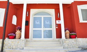 Fassade der Unterkunft