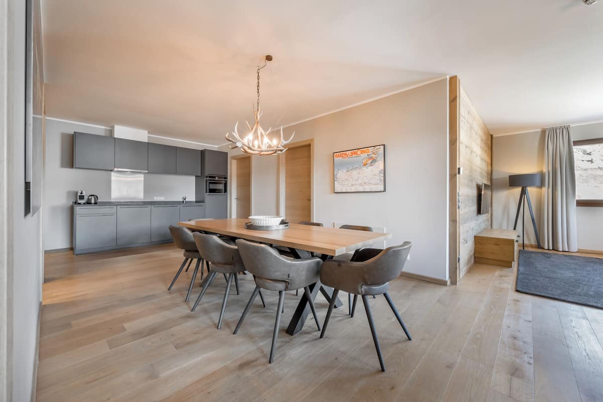 Luxus Apartment | 6+2 | Private kitchen | Full-sized fridge, microwave, stovetop, dishwasher
