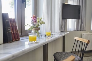 Studio (2 adults, 3rd floor) | Living area | Flat-screen TV - toStay loft (Athens)