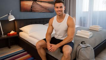 Minibar, caja de seguridad en la habitación y escritorio