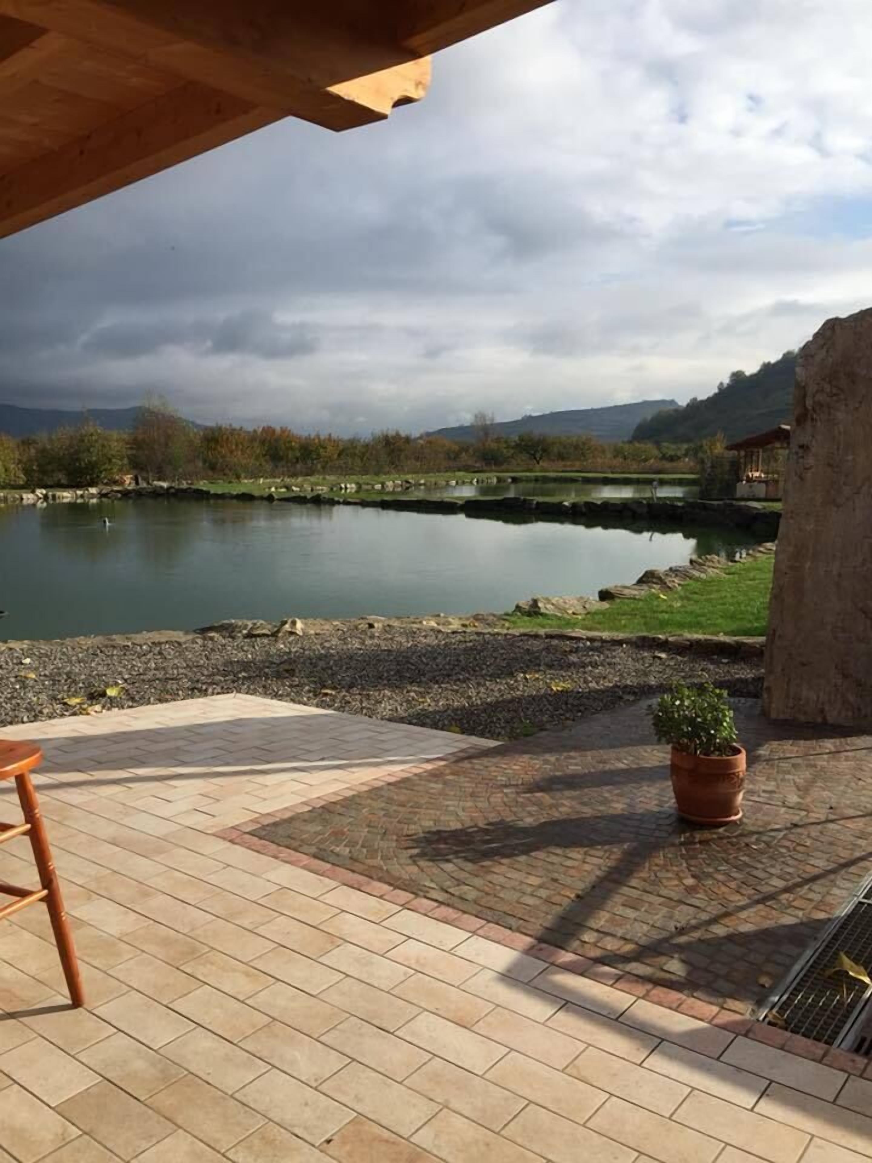 Blick von der Unterkunft