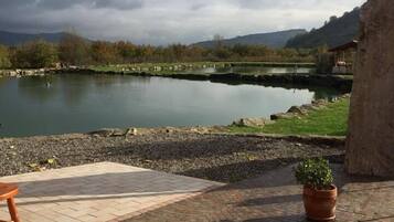 Blick von der Unterkunft